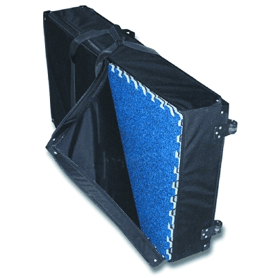 轮式织物运输箱，10' x 10'地毯包装
