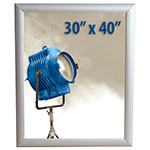 30“x 40”Greaty Buy™背光翻转边缘框架灯箱，带图形