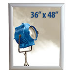 36“x 48”Great Buy™背光翻转边缘框架灯箱，带图形