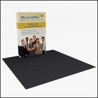 Great Buy 6' Straight (2x3四)Dye-Sub Fabric Popup Exhibit with End Panels
