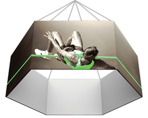 Master™“六角形”三维悬挂织物标志