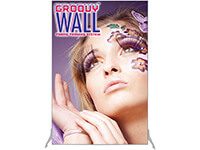 4'x 6'Groovy Wall™完美的边缘独立织物框架系统