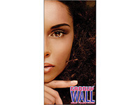 3'x 6'Groovy Wall™完美的边缘悬挂织物框架系统